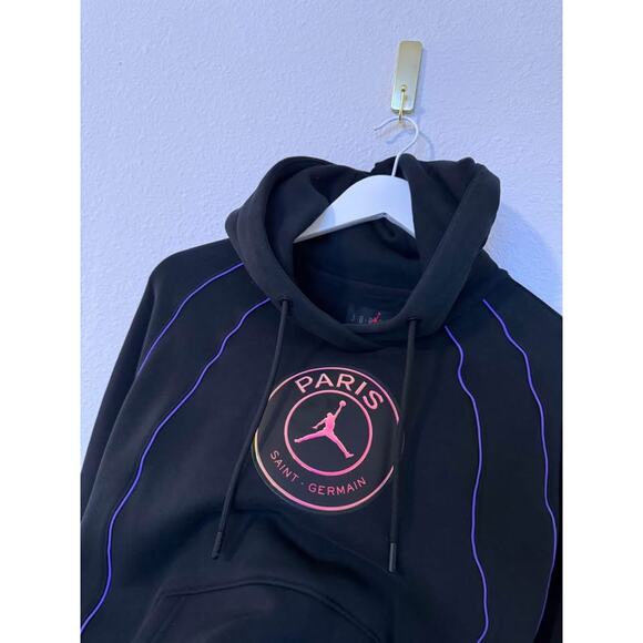 Jordan Women’s Paris Saint-Germain Cotton Heavyweight‎ Hoodie Sz L - Picture 6 of 10